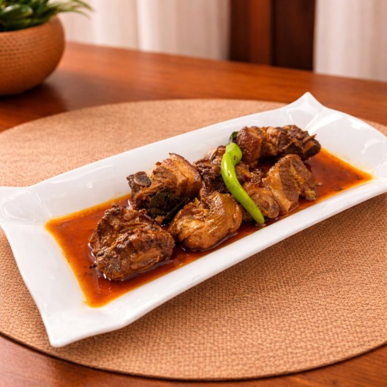 Chicken Pork Adobo sa Atsuete