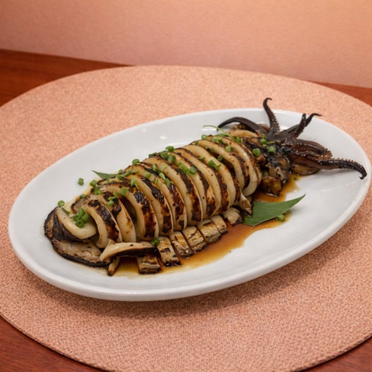 Large Squid Simply Grilled