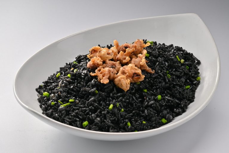 Squid Ink Fried Rice